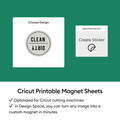 Cricut&reg; Printable Magnet Sheets - 8.5 in x 11 in (3 ct)
